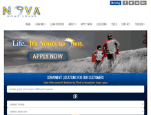 Tablet Screenshot of novahomeloans.com